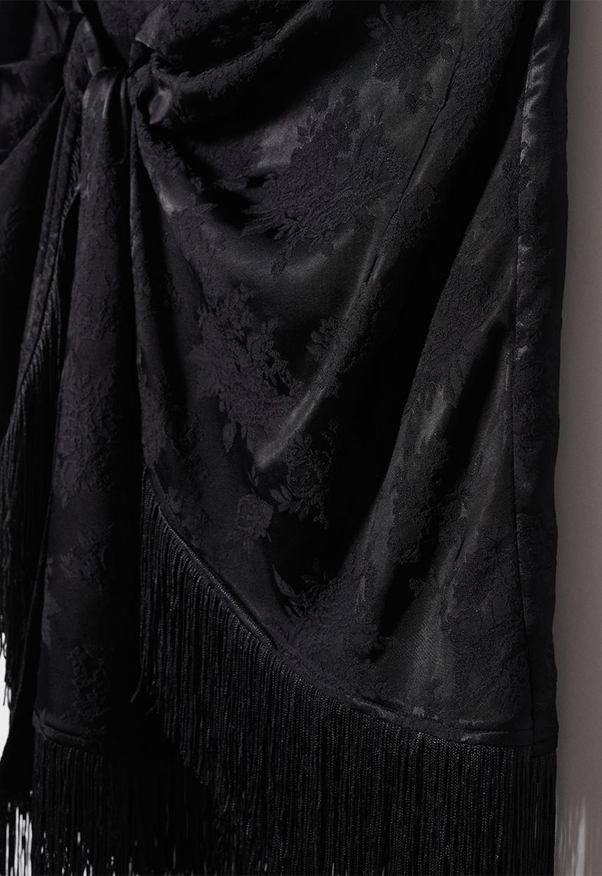 MANGO - Skirt jacky - black
