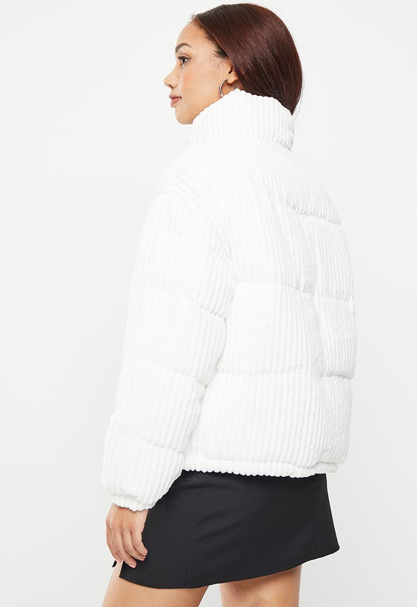 dailyfriday - Corduroy puffer - white