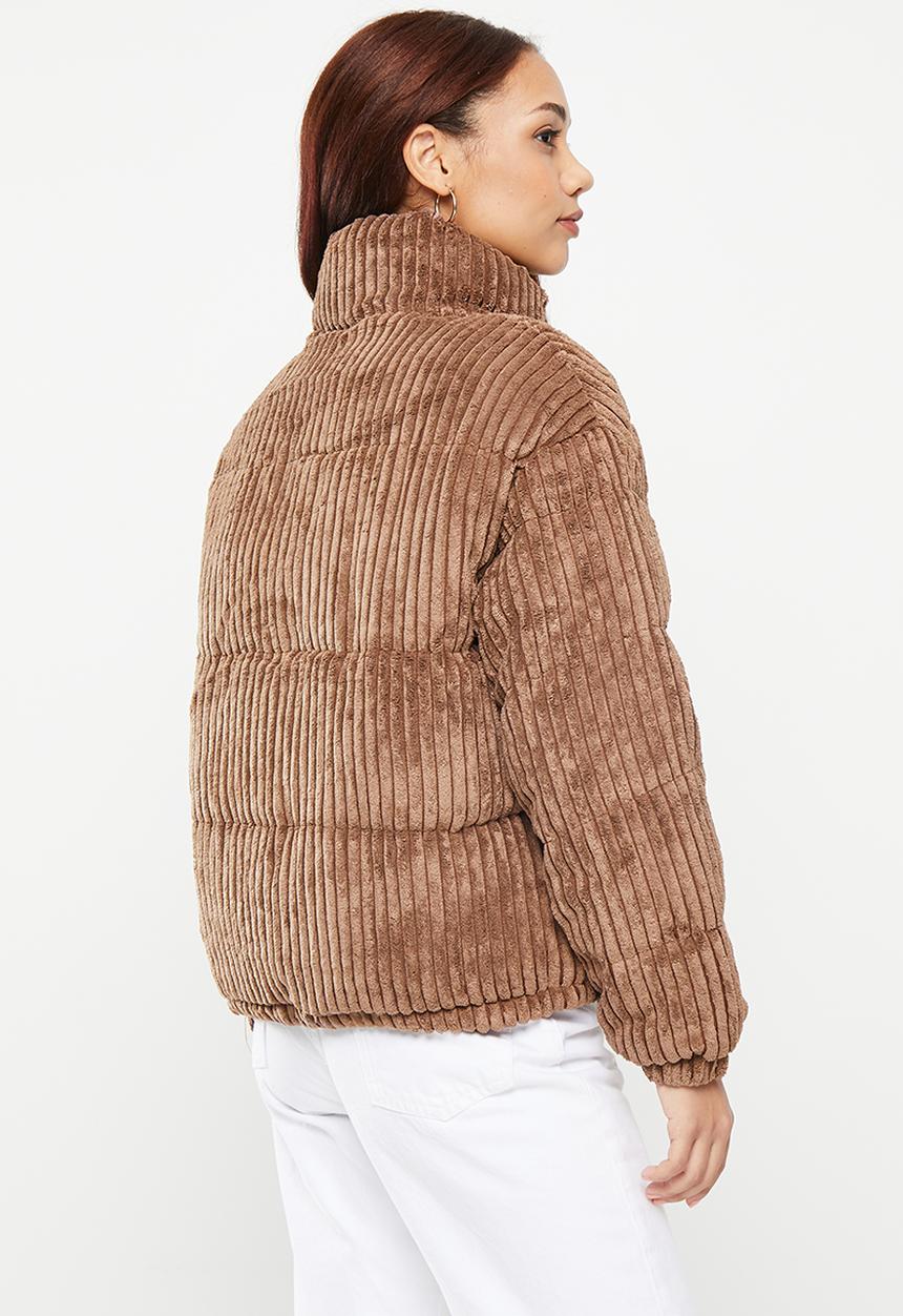 dailyfriday - Corduroy puffer - brown