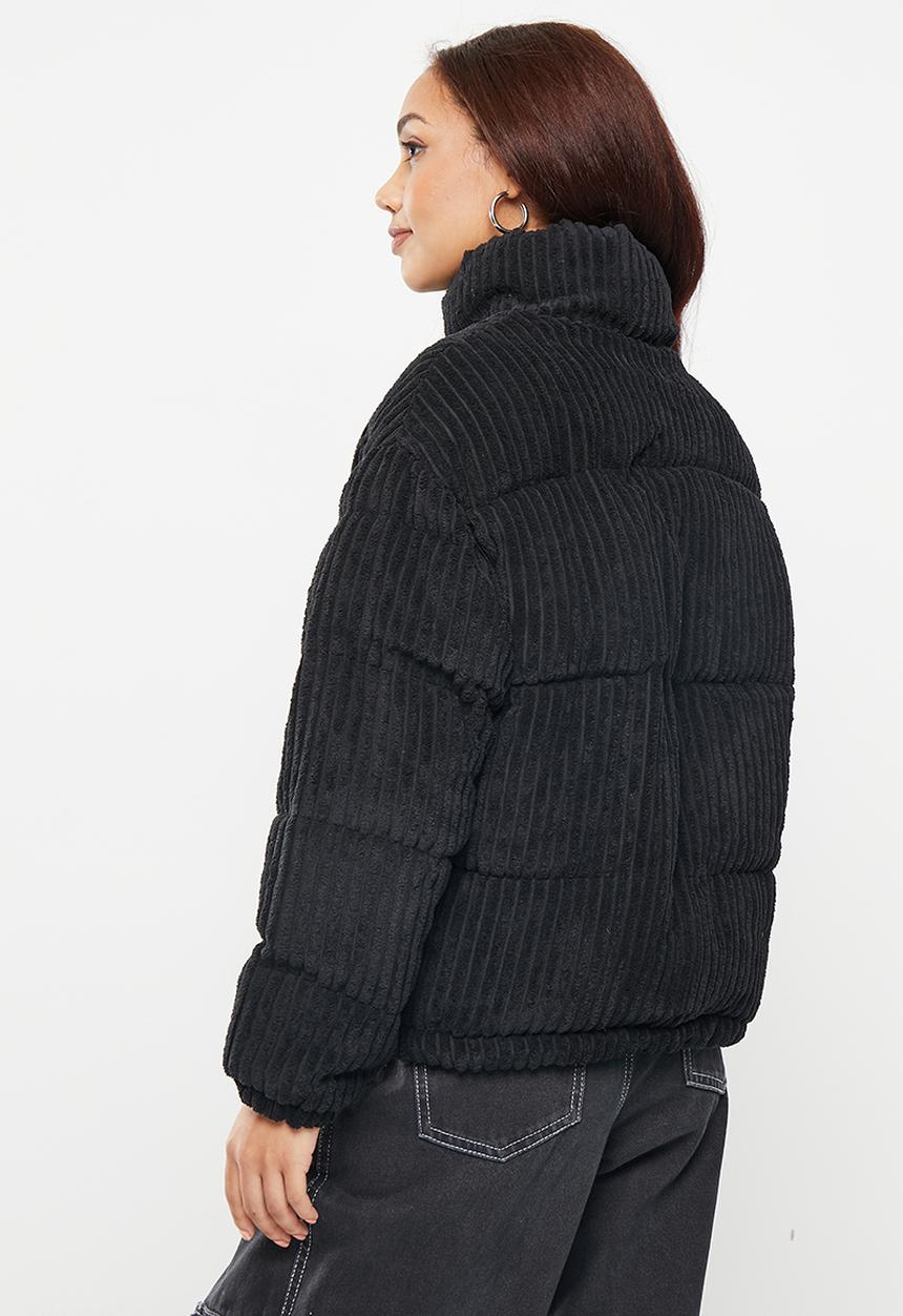 dailyfriday - Corduroy puffer - black