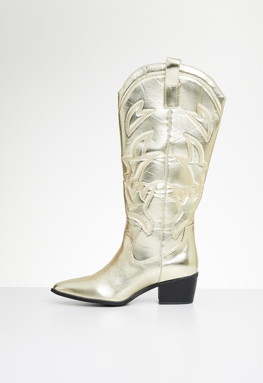 Superbalist - Zora cowboy boot - gold