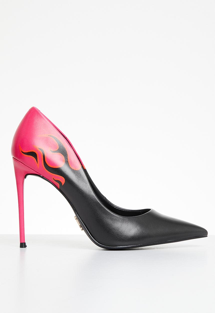 Steve Madden - Vala-f court heel - black & pink