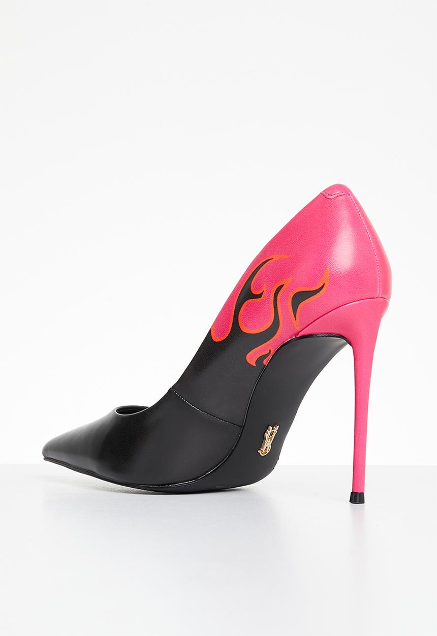 Steve Madden - Vala-f court heel - black & pink