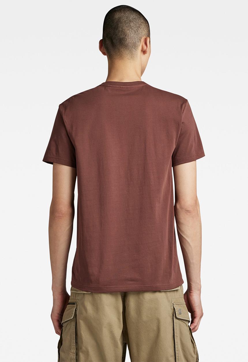 G-STAR - Base-s v t short sleeve - brown stone