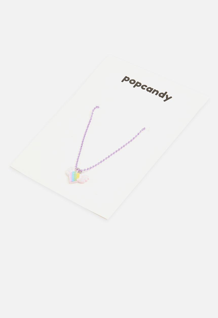 Pop Candy - Heart necklace - purple