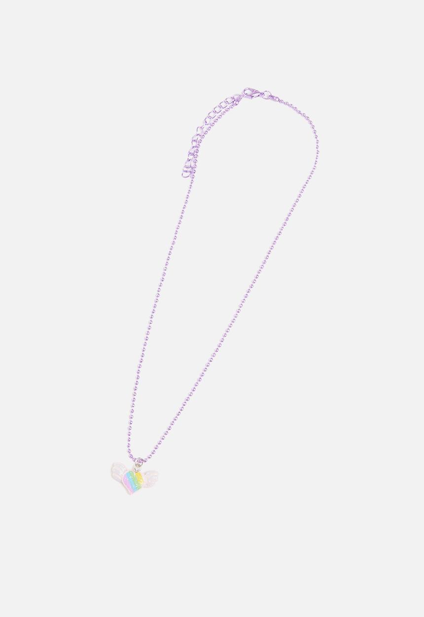 Pop Candy - Heart necklace - purple