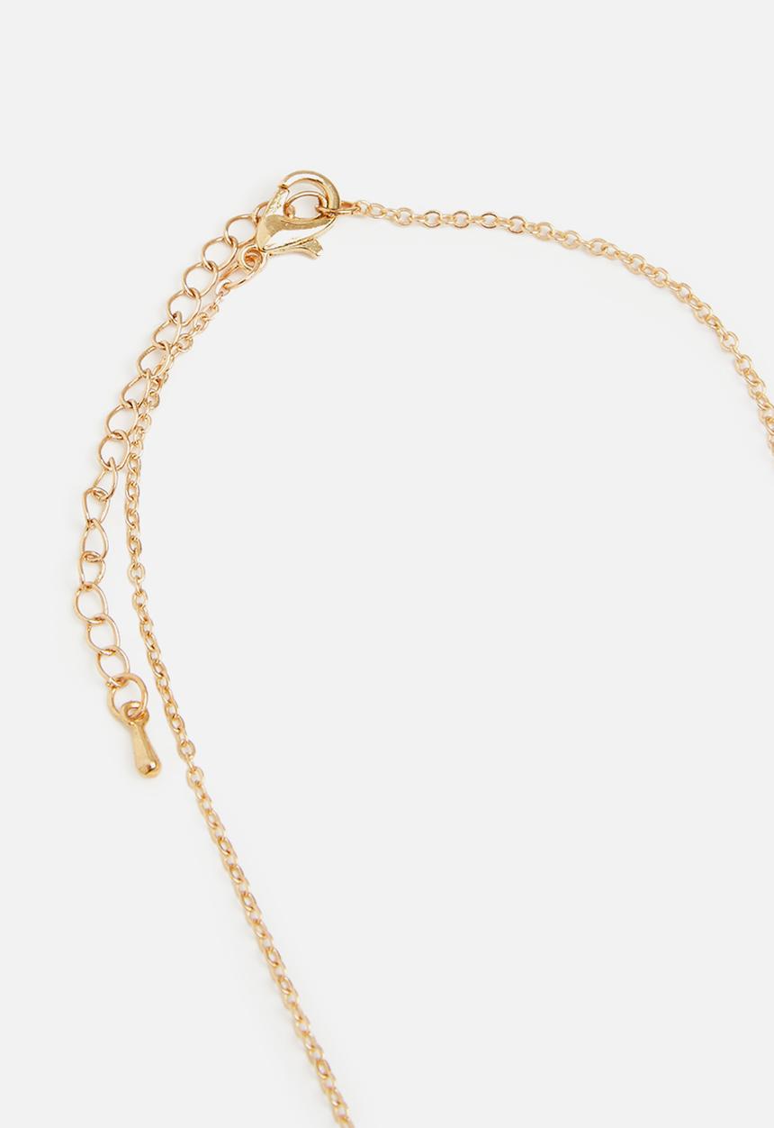 Pop Candy - Girls heart necklace - gold