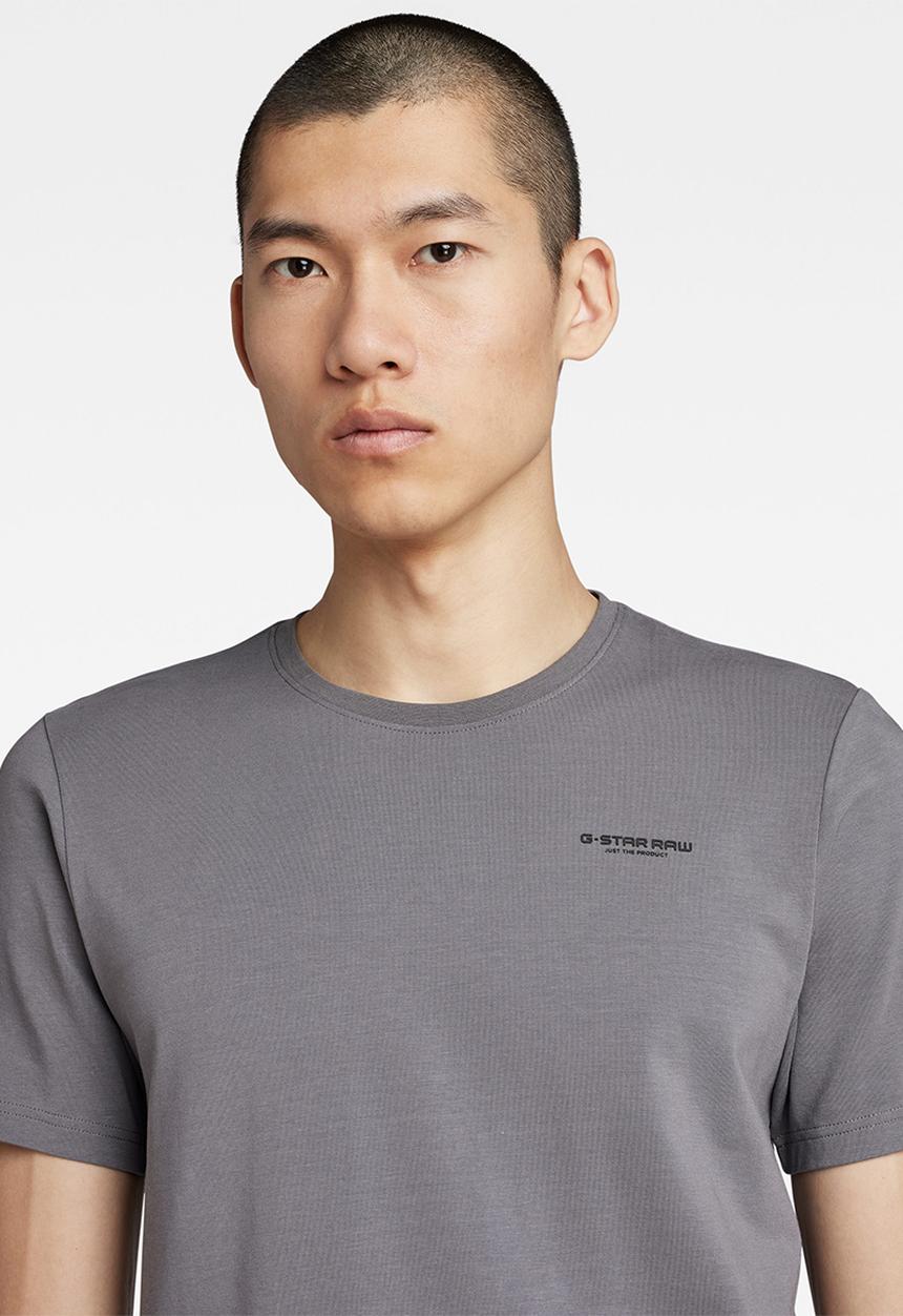G-STAR - Slim base r t short sleeve - granite