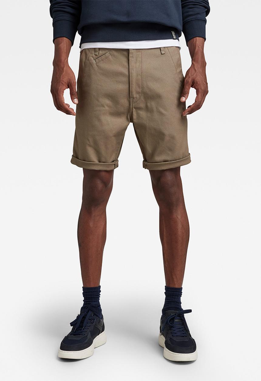 G-STAR - Bronson 2.0 slim chino short backdrop stretch canvas - turf