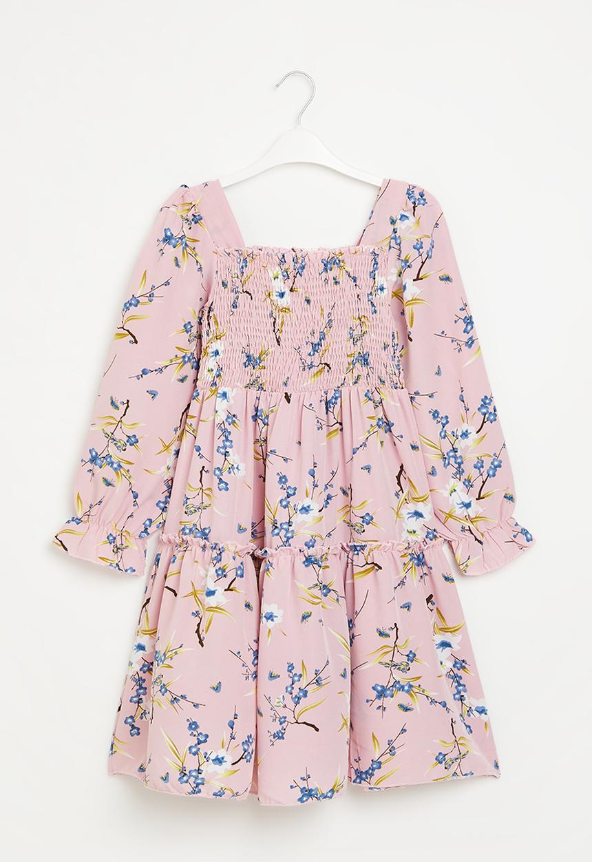 Pop Candy - Girls printed midi dress - pink