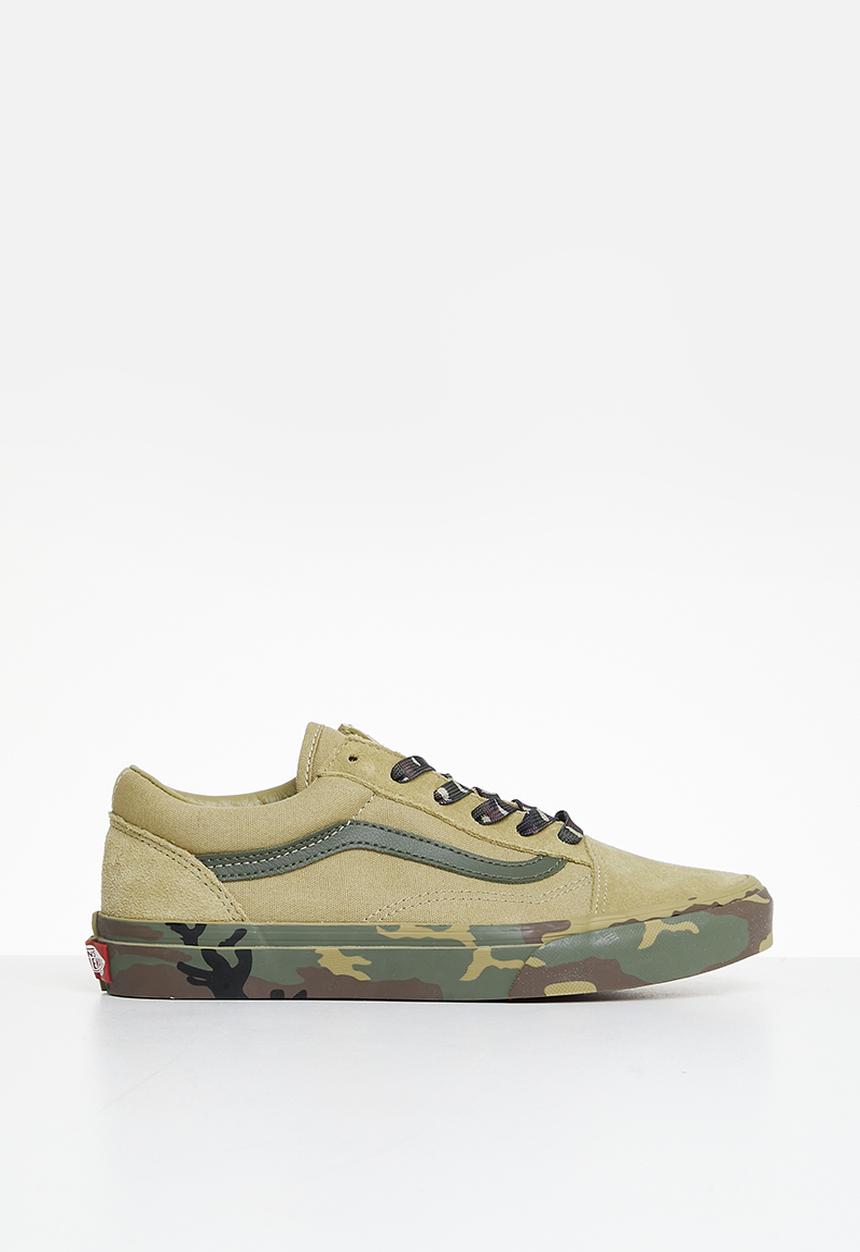 Vans - Jn old skool - camo sidewall cornstalk