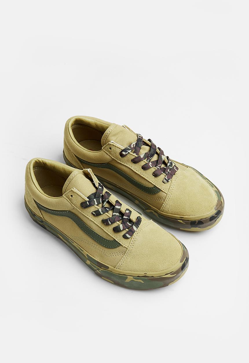 Vans - Jn old skool - camo sidewall cornstalk