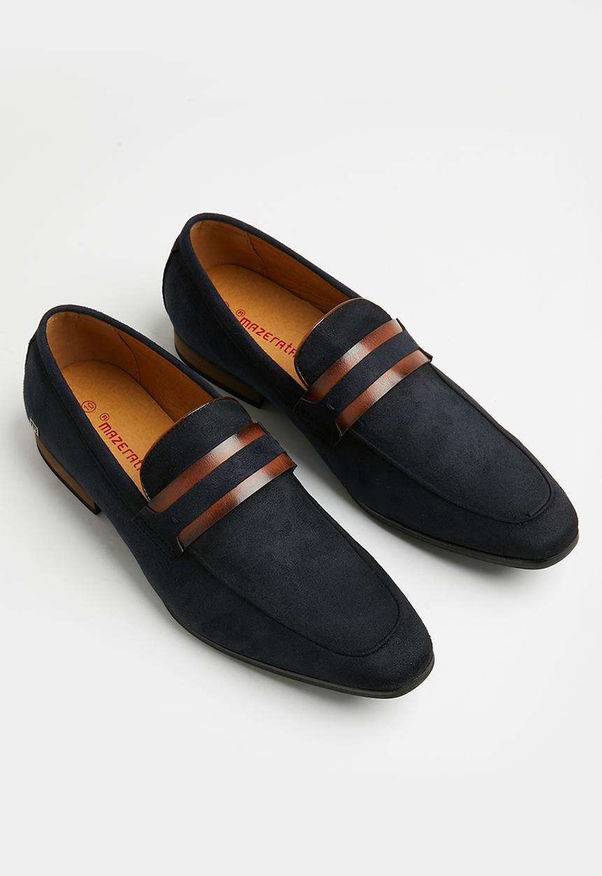 MAZERATA - Magio 80 suede - navy