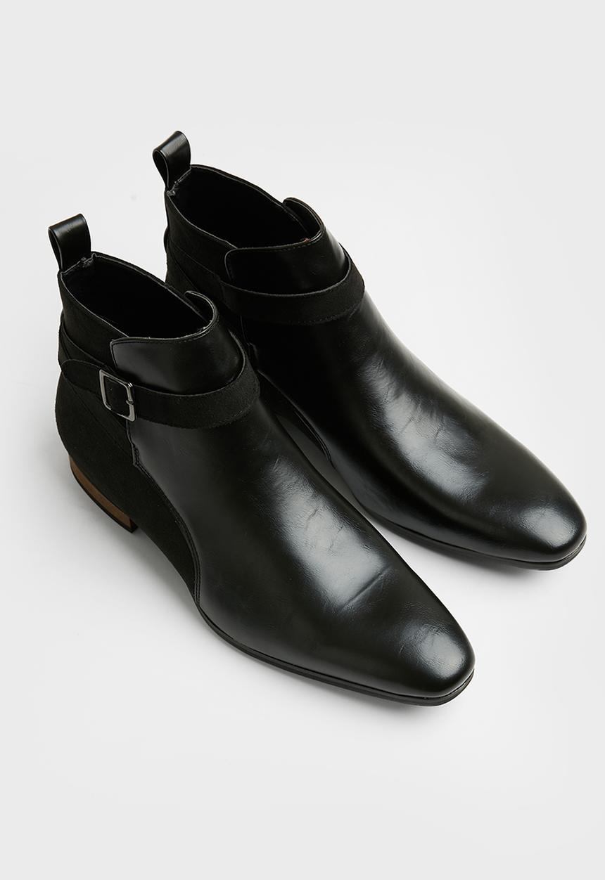 MAZERATA - Magio 84 leather suede - black