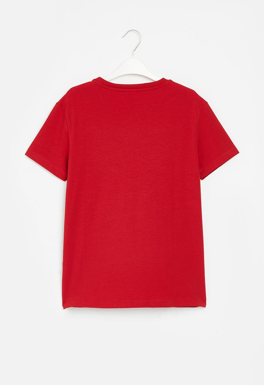 POLO - Girls kelly short sleeve tee - red