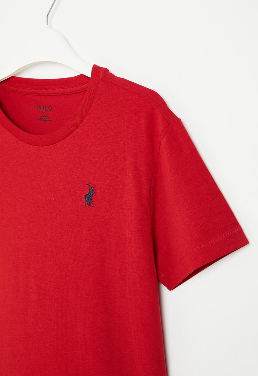 POLO - Girls kelly short sleeve tee - red