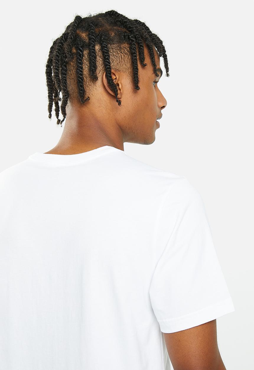 Converse - Standard fit center front chuck patch core tee - white