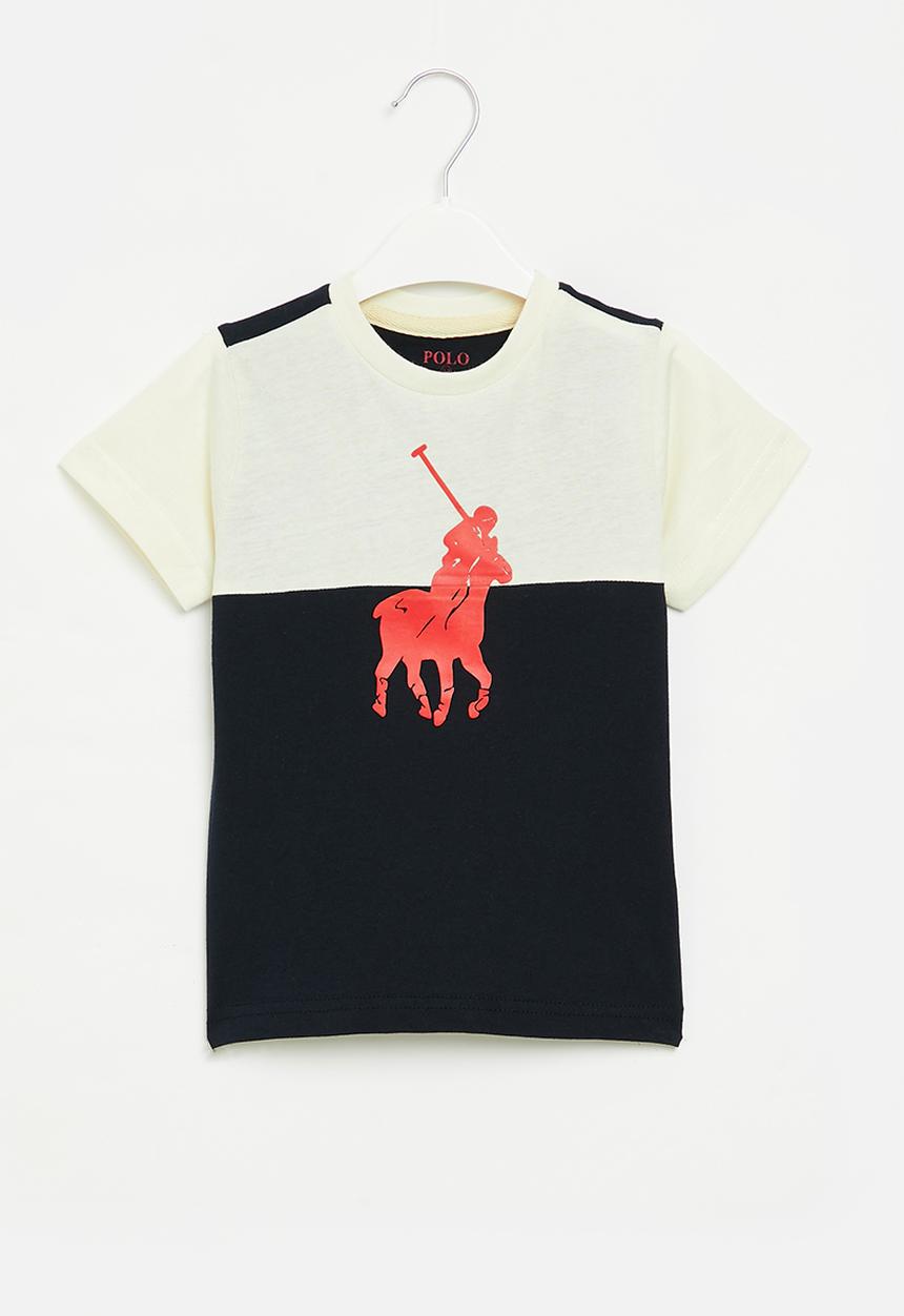POLO - Boys cameron printed short sleeve tee - navy