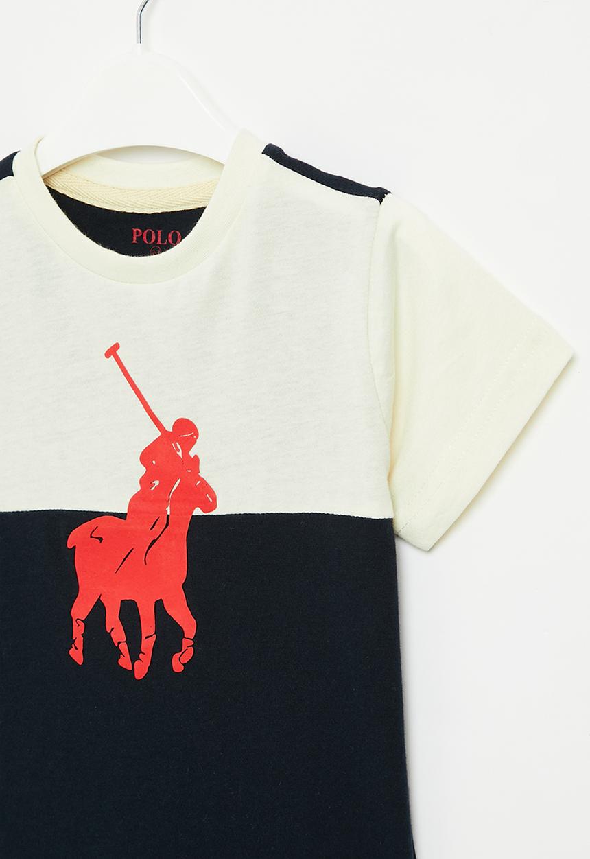 POLO - Boys cameron printed short sleeve tee - navy