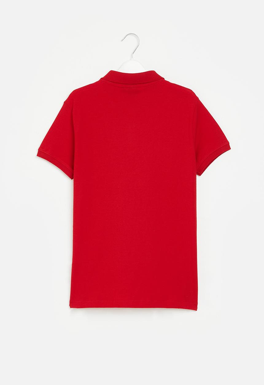 POLO - Girls nina short sleeve golfer - red