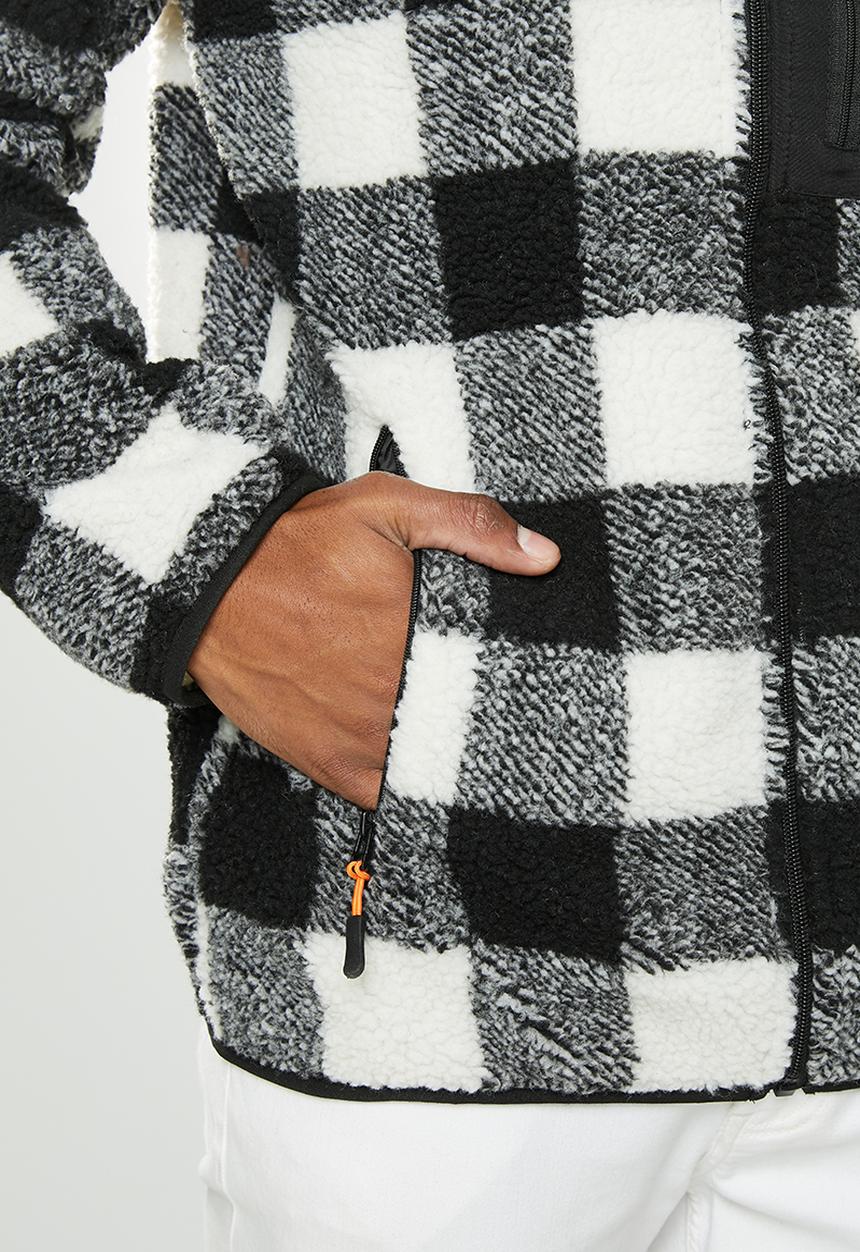Brave Soul - Litharo sweatshirt - black & white