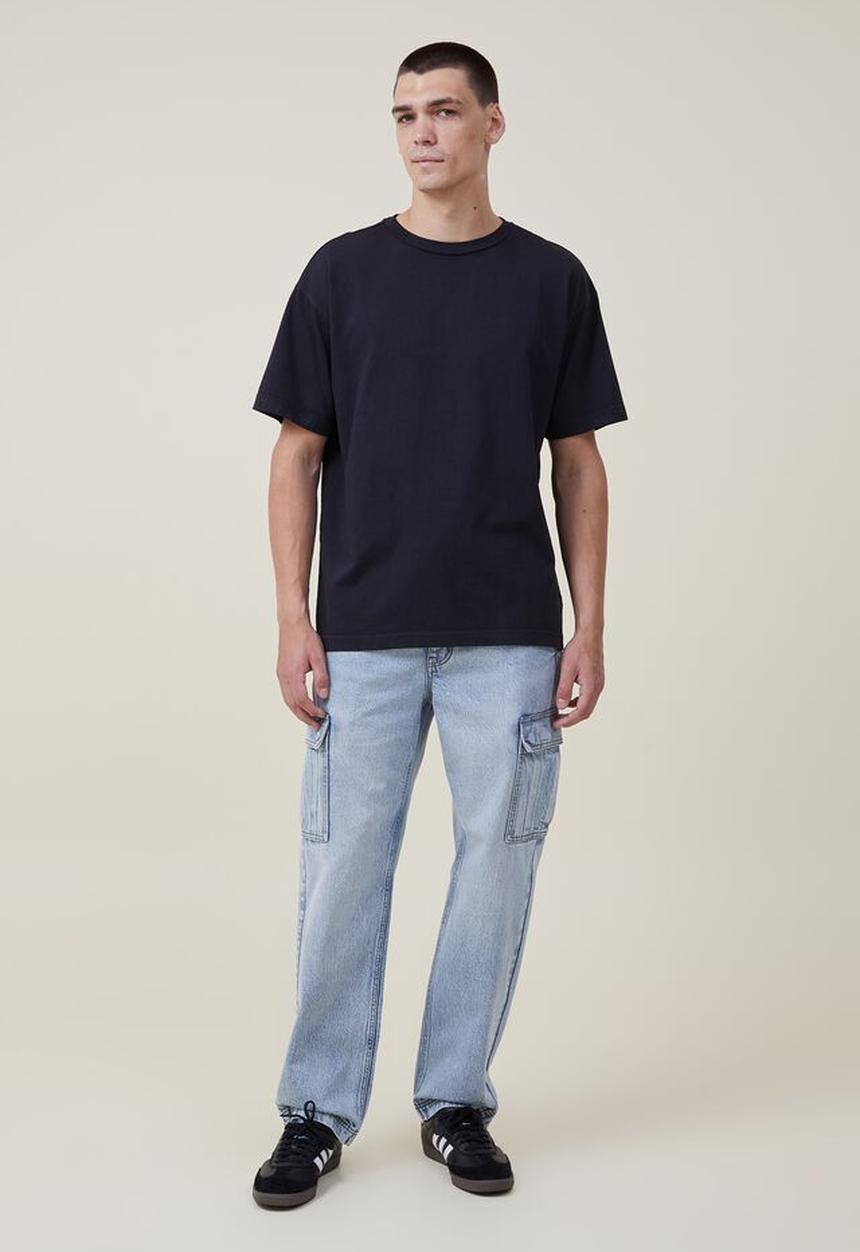 Cotton On - Baggy jean - cargo seaspray blue