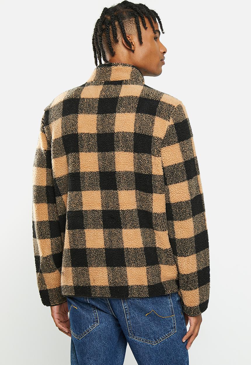 Brave Soul - Litharo sweatshirt - tan & black