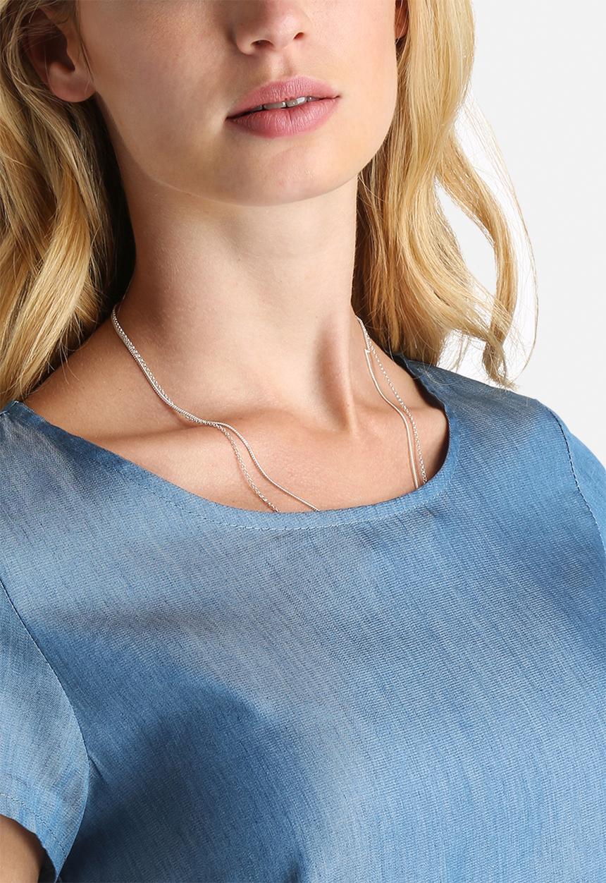dailyfriday - Sam Chambray Shift Dress