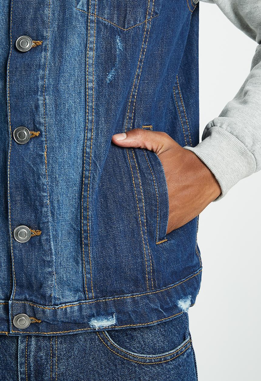Brave Soul - Hudsonblue jacket - blue denim