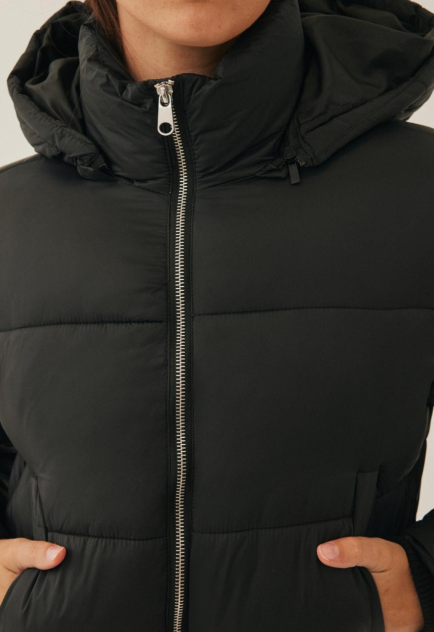 Supré  - Kai cropped puffer jacket - black