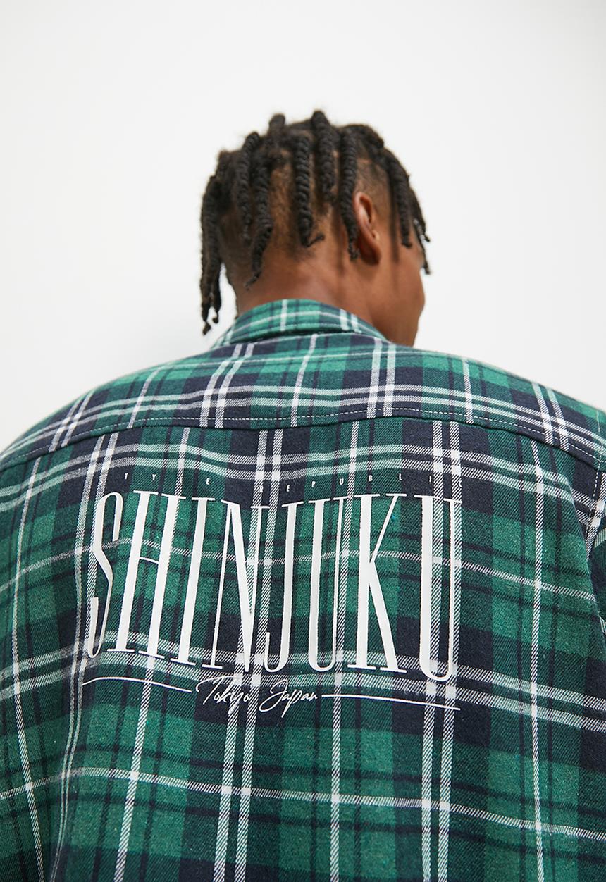 STYLE REPUBLIC - Seoul flannel check long sleeve shirt - multi 2