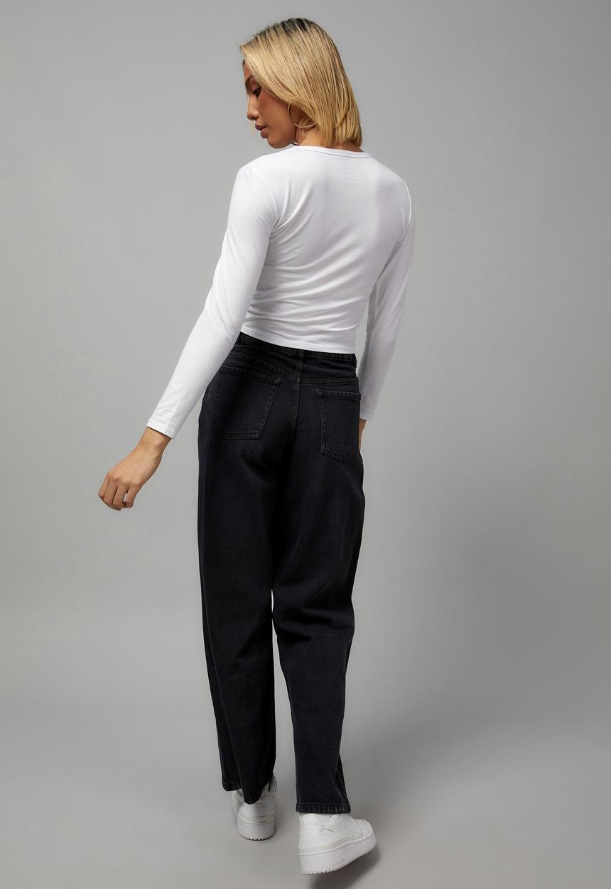 Factorie - Long sleeve fitted graphic tee - limitless dreamer & white