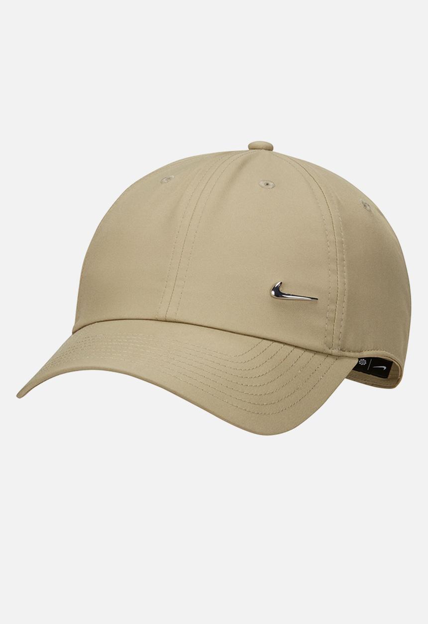 Nike - U nsw df h86 metal swoosh cap - neutral olive/metallic silver