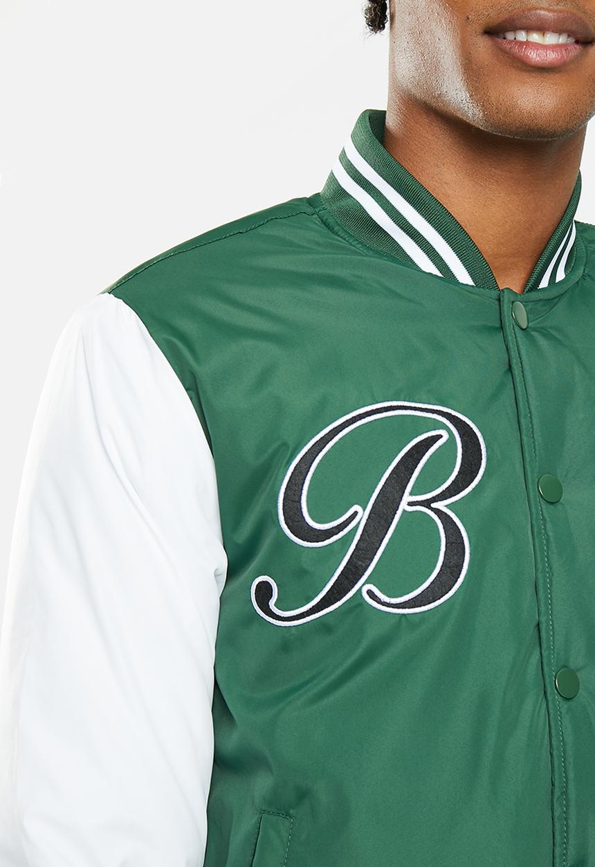 Brave Soul - Brodygreen jacket - green/white