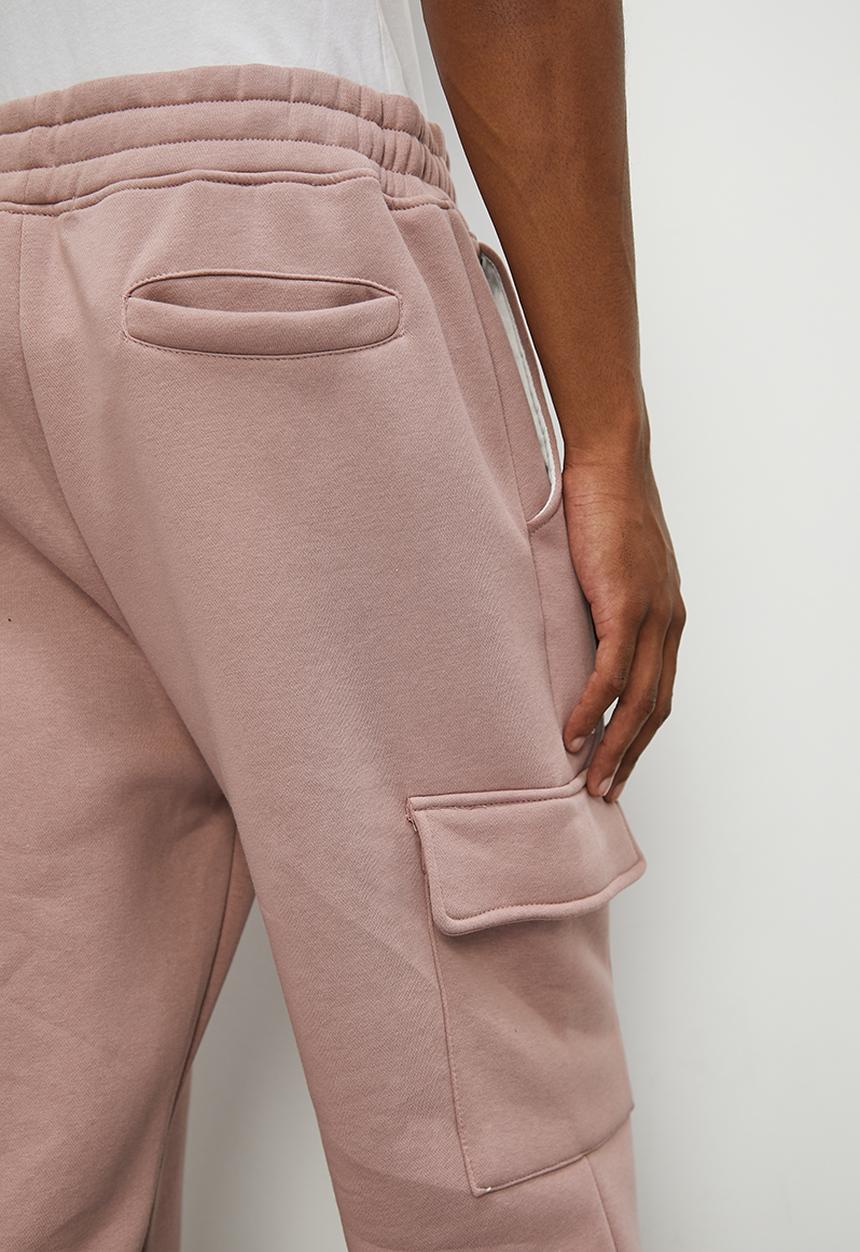 STYLE REPUBLIC - Slim fit fashion utility sweat pant - dusty pink 