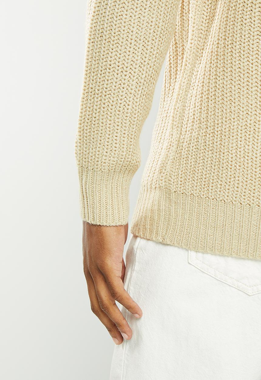 Brave Soul - Binaryz knitwear - muesli/sage green
