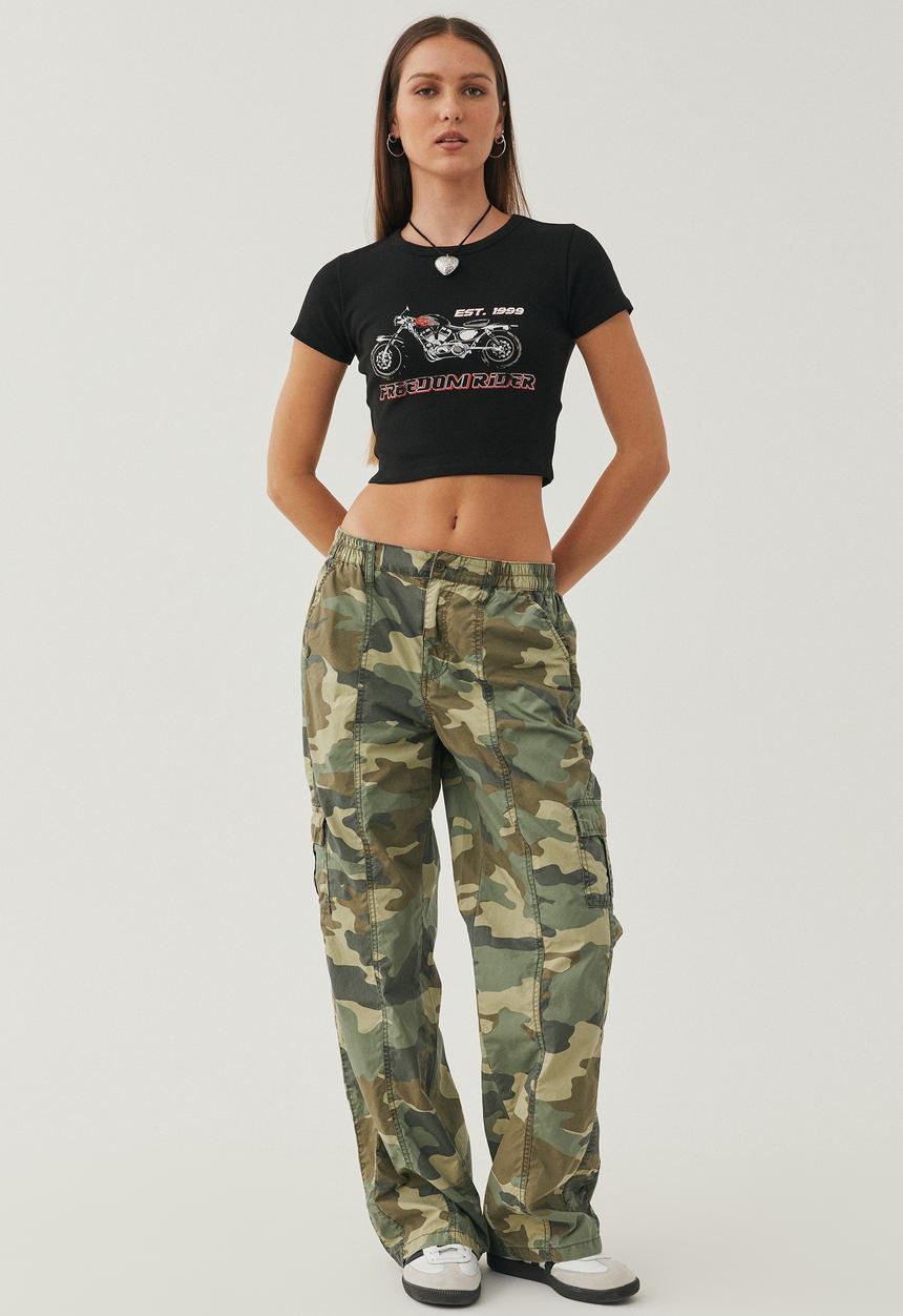 Supré  - Bambi printed T-shirt - black/freedom rider