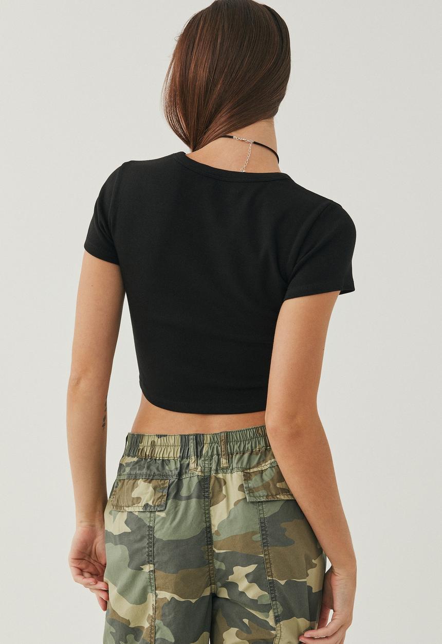Supré  - Bambi printed T-shirt - black/freedom rider