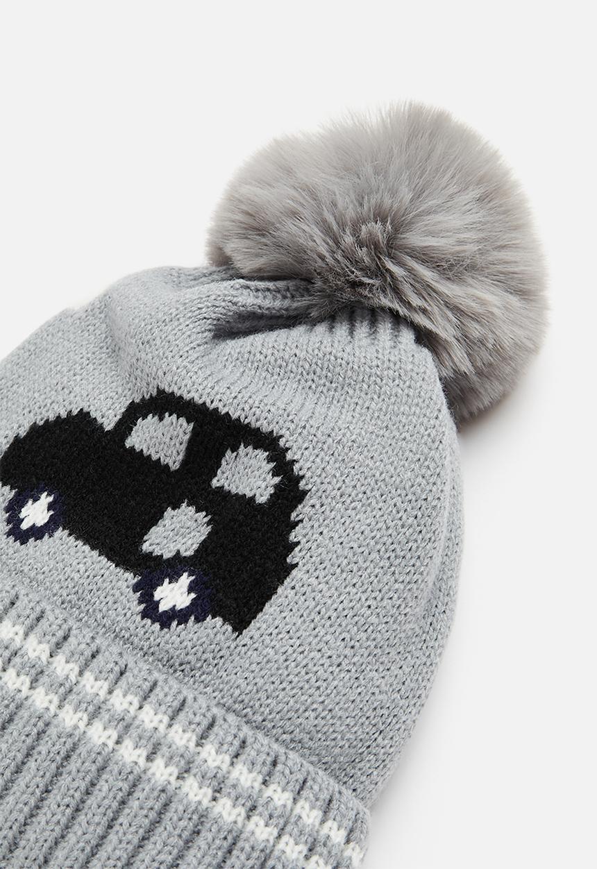 Pop Candy - Car beanie - grey