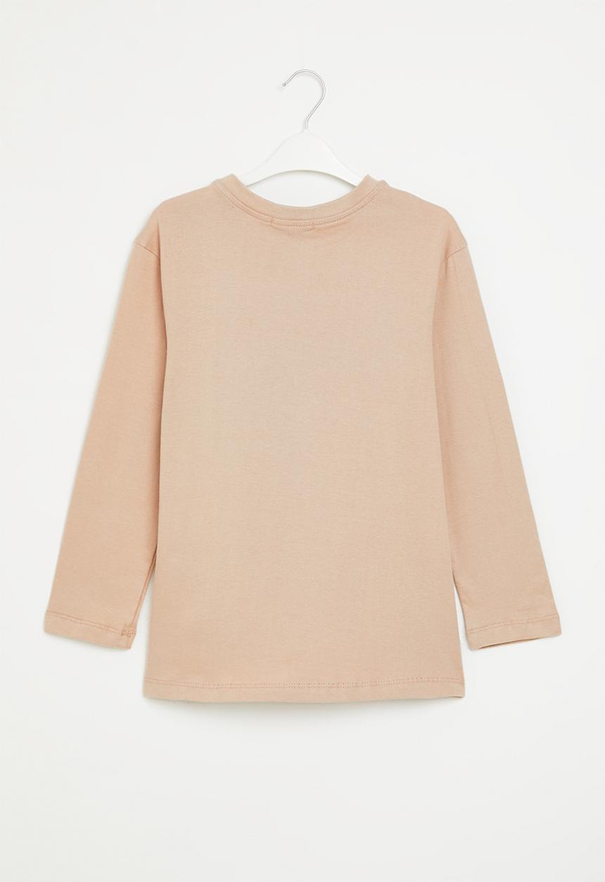 Superbalist - Boys graphic long sleeve tee - stone