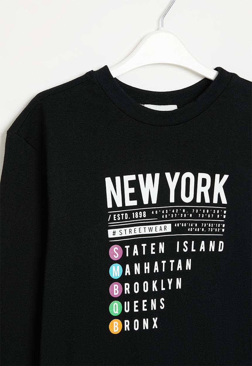Superbalist - Boys graphic tee - black
