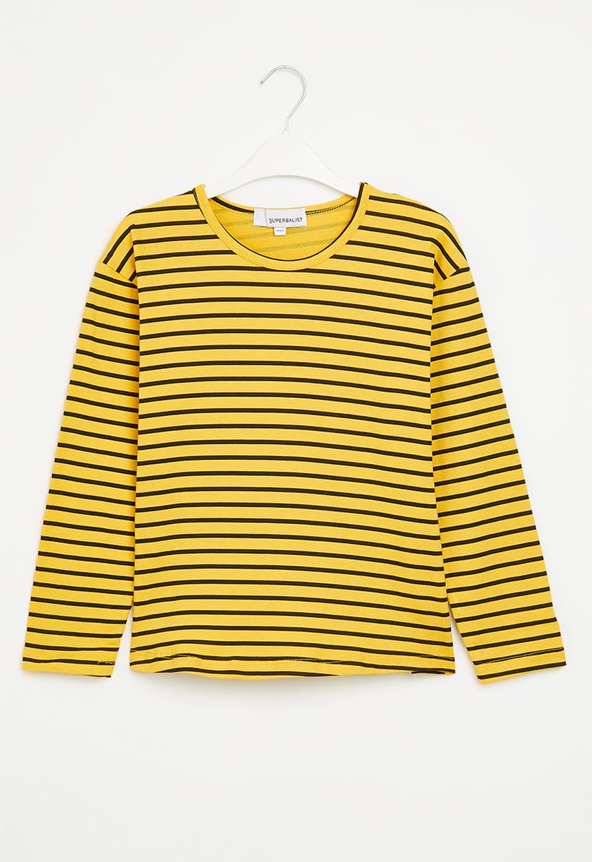 Superbalist - Girls stripe tee - mustard