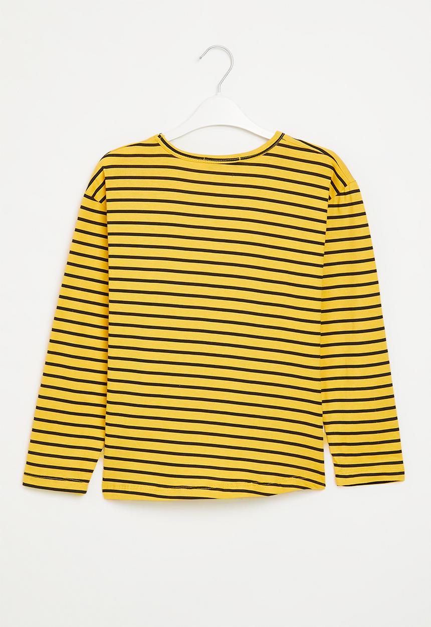 Superbalist - Girls stripe tee - mustard