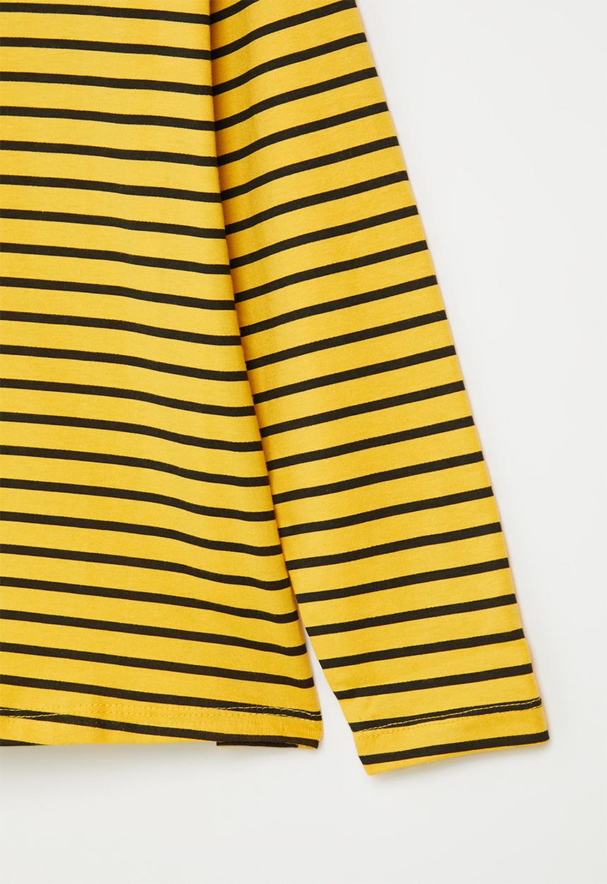 Superbalist - Girls stripe tee - mustard