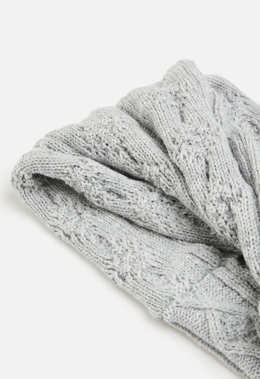 Pop Candy - Knit snood - grey