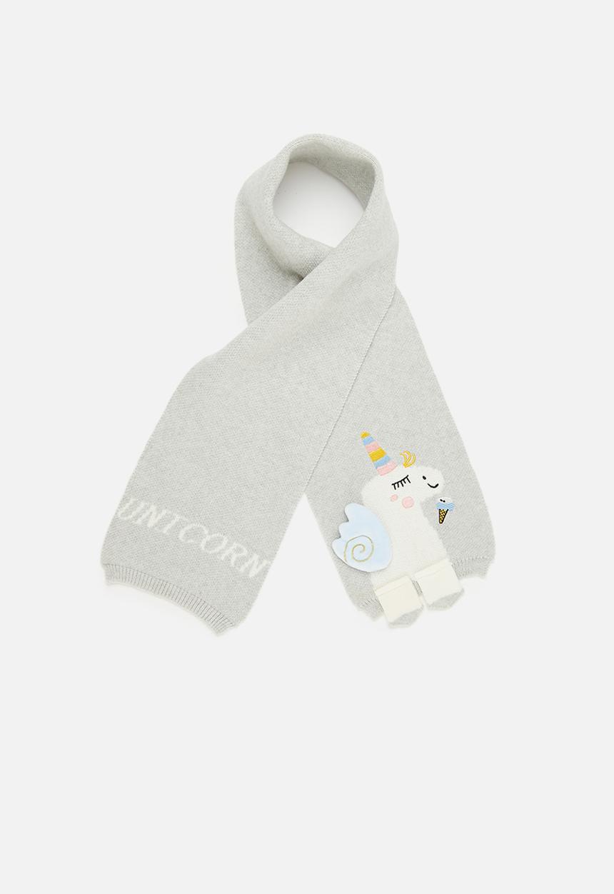 Pop Candy - Unicorn scarf - grey