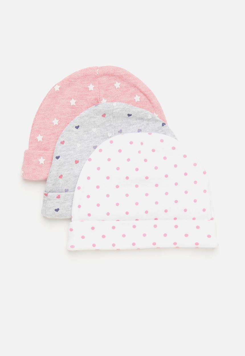 Pop Candy - Baby 3 pack beanie - multi 2