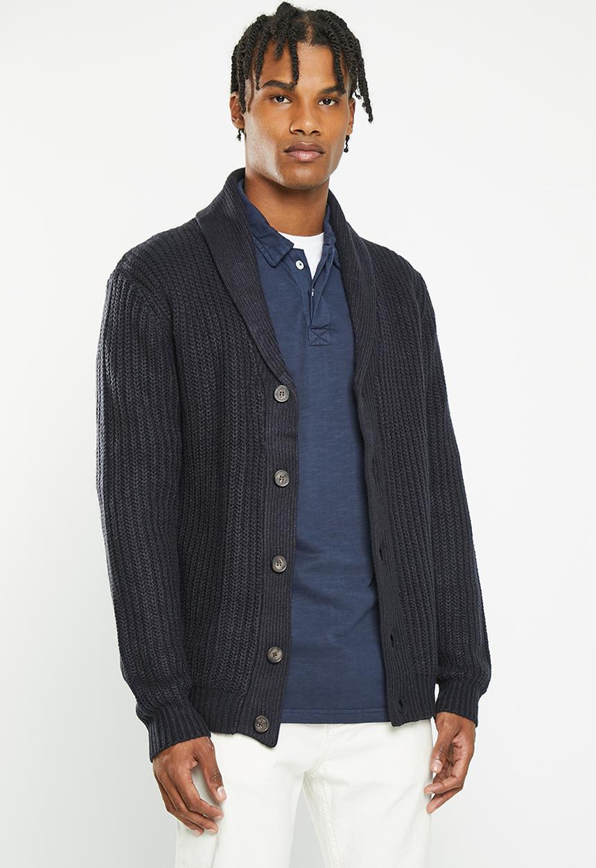 Brave Soul - Akramc knitwear - midnight navy
