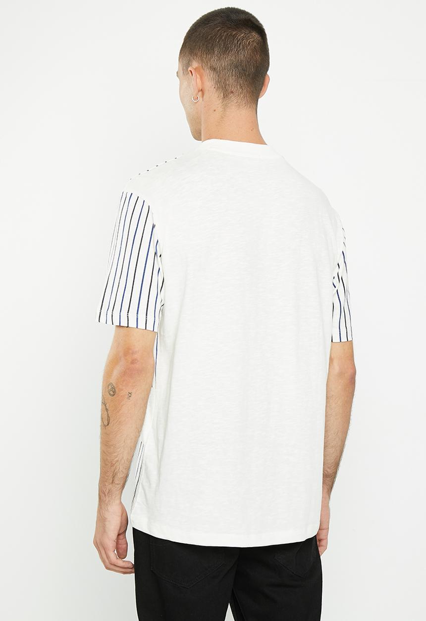 Ben Sherman - Stripe tee - white