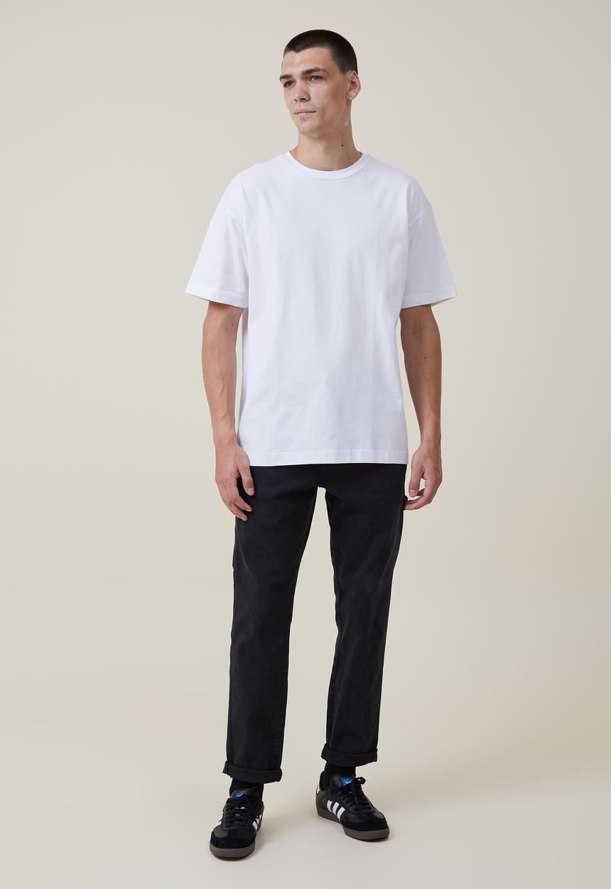 Cotton On - Relaxed tapered jean - worker black